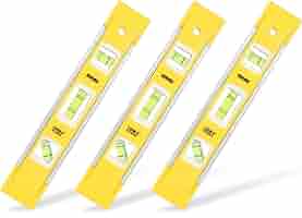 DOWELL 9 Inch Magnetic Box Level Torpedo Level(3PCS),3